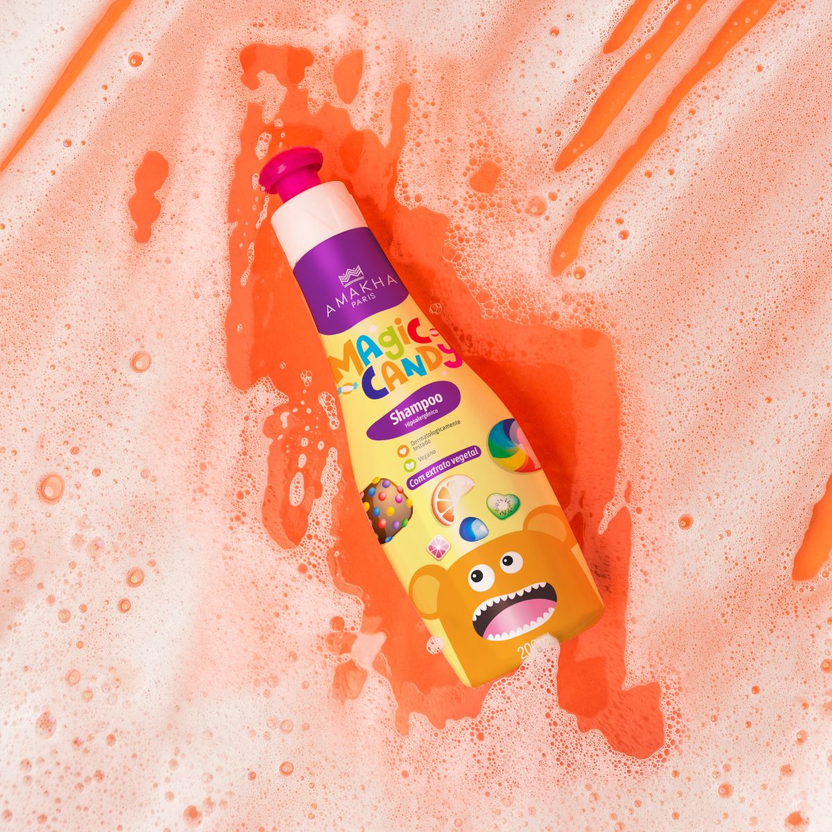 Shampoo Infantil Vegano Magic Candy 200ml