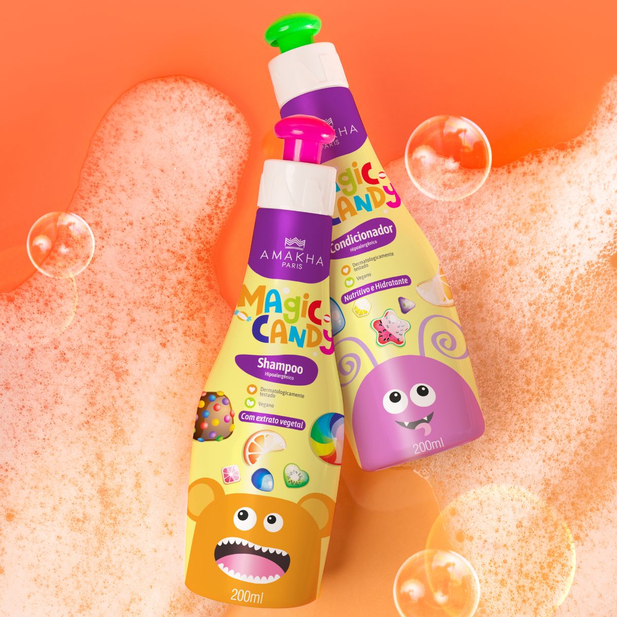 Kit Capilar Infantil Magic Candy