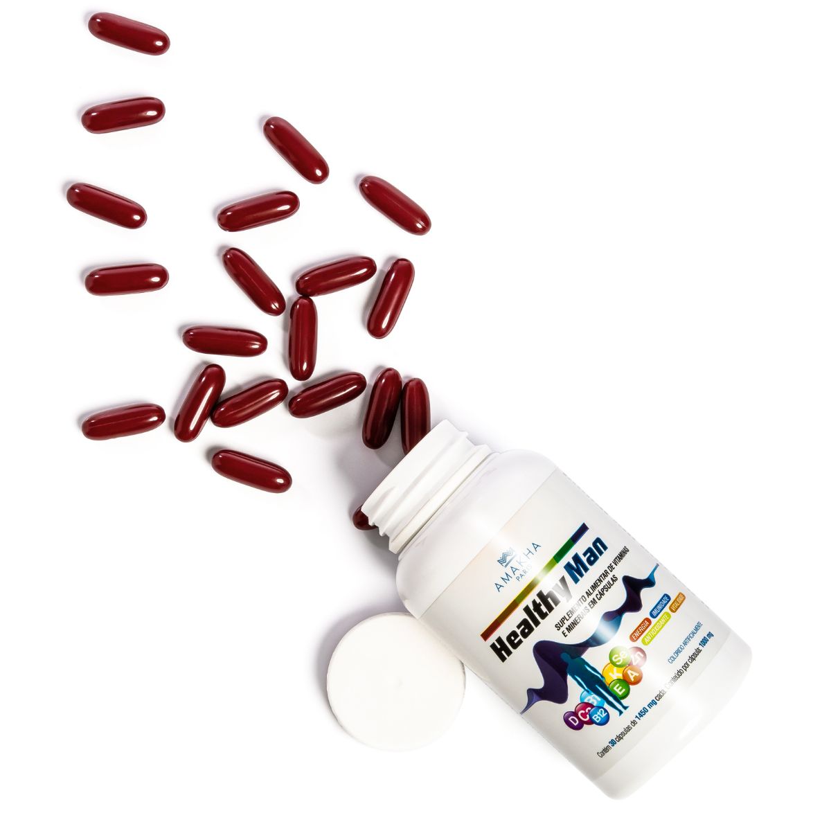 Suplemento Alimentar e Vitamina Healthy Man 30 cápsulas