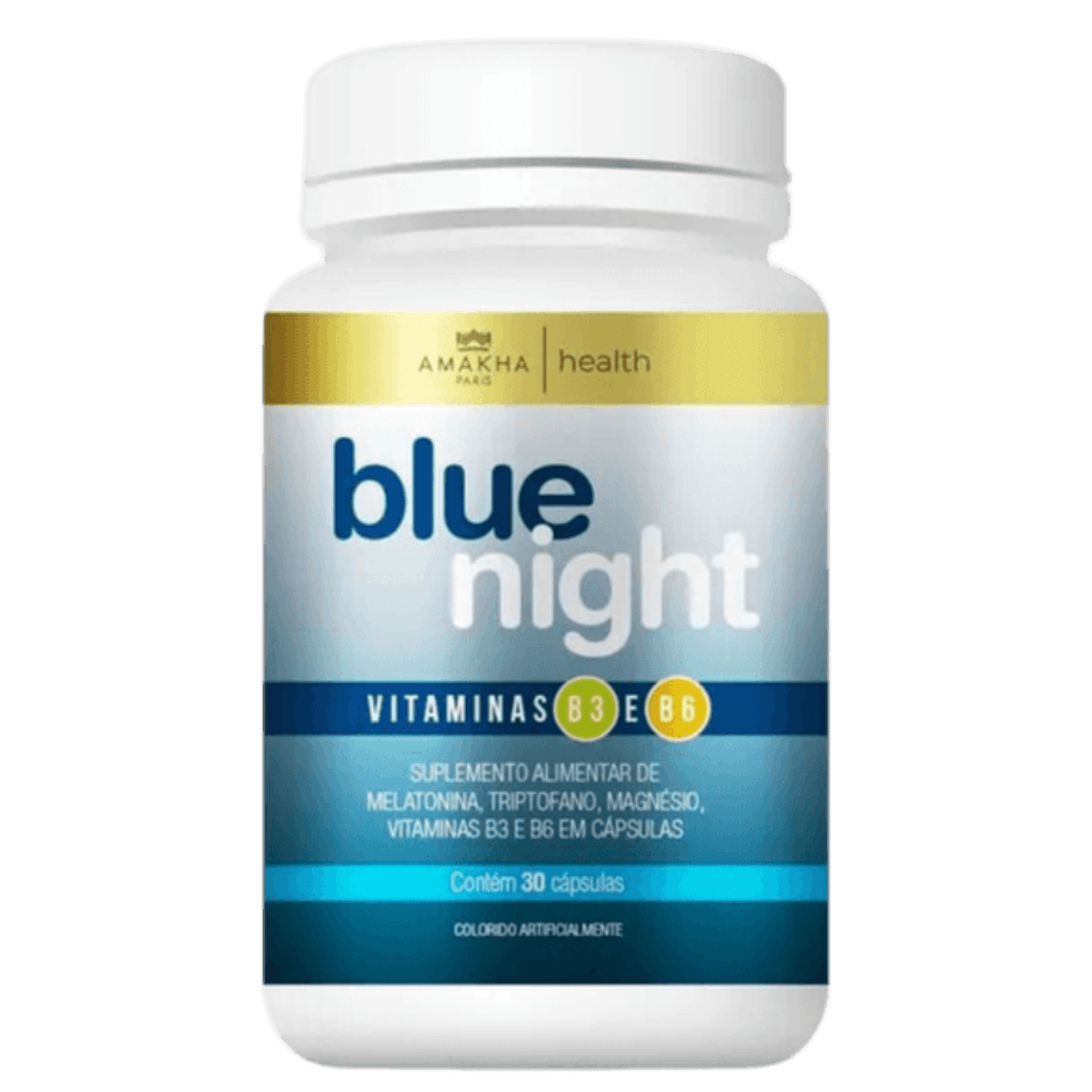 Suplemento Alimentar de Melatonina, Blue Night 30 cápsulas