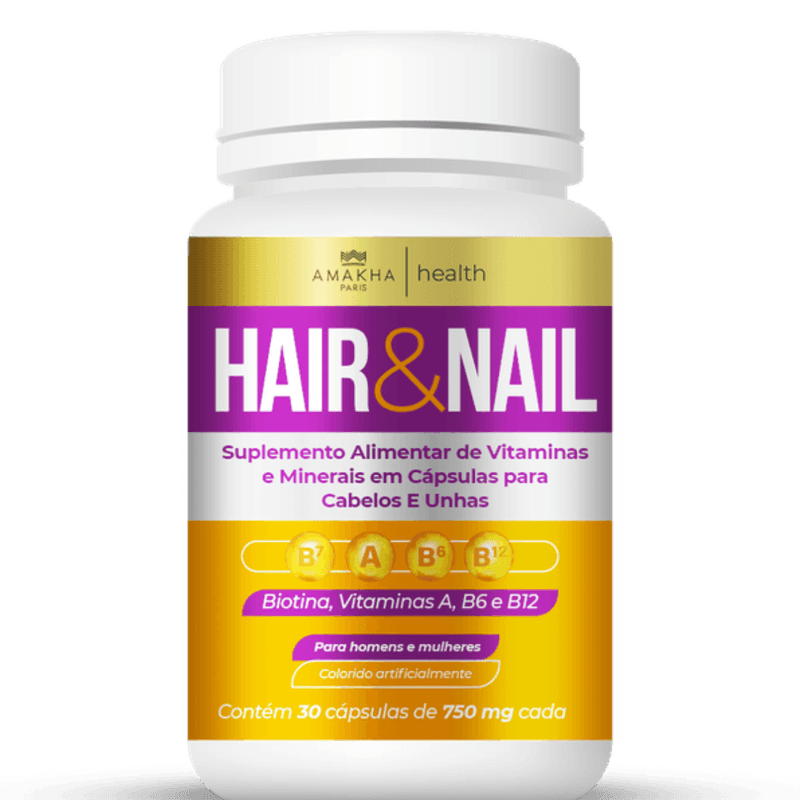 Suplemento Alimentar  Hair & Nail 30 cápsulas