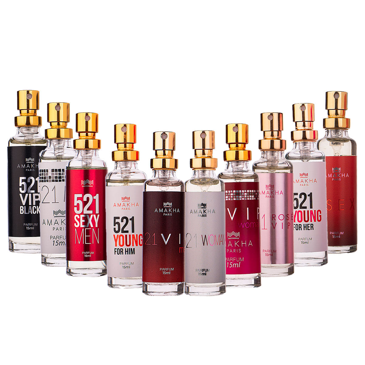 Coleção 10 Perfumes linha 521